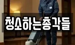 청소하는총각들