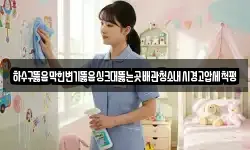 하수구뚫음막힌변기뚫음싱크대뚫는곳배관청소내시경고압세척펑