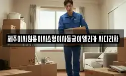 제주이사원룸이사소형이사동글이엘리카 사다리차