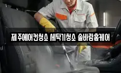 제주에어컨청소 세탁기청소 솔바람홈케어
