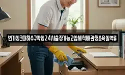 변기싱크대하수구막힘24시출장가능고압세척배관청소욕실역류