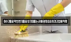 하수구뚫음막힌변기뚫음싱크대뚫는곳배관청소내시경고압세척펑
