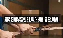 제주잔심부름센터.퀵서비스.용달.이사