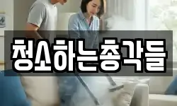 청소하는총각들