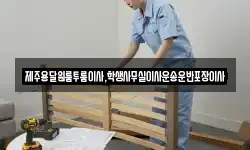 제주용달원룸투룸이사,학생사무실이사운송운반포장이사