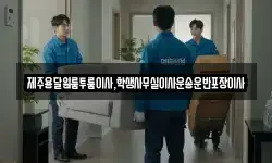 제주용달원룸투룸이사,학생사무실이사운송운반포장이사