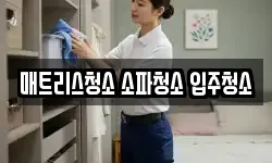 매트리스청소 소파청소 입주청소