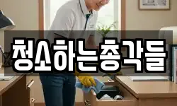 청소하는총각들