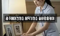 제주에어컨청소 세탁기청소 솔바람홈케어