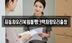 자동차유리복원돌빵크랙차량유리출장