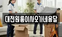 대전원룸이사오가네용달