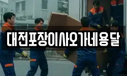 대전포장이사오가네용달