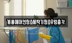 계룡에어컨청소세탁기청소우렁총각