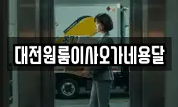 대전원룸이사오가네용달