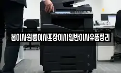 봄이사원룸이사포장이사일반이사유품정리