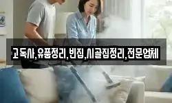 고독사,유품정리,빈집,시골집정리,전문업체
