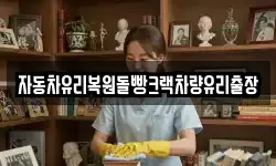 자동차유리복원돌빵크랙차량유리출장