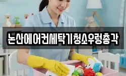 논산에어컨세탁기청소우렁총각