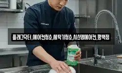 플래그닥터,에어컨청소,세탁기청소,시스템에어컨,평택점