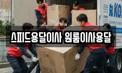 스피드용달이사 원룸이사용달