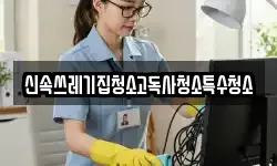 신속쓰레기집청소고독사청소특수청소