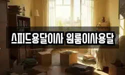 스피드용달이사 원룸이사용달