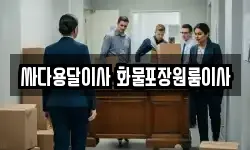 싸다용달이사 화물포장원룸이사