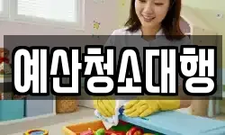 예산청소대행