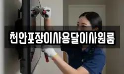 천안포장이사용달이사원룸