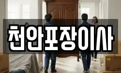 천안포장이사