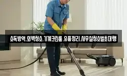 소독방역.외벽청소.기계크린룸.유품정리.사무실청소벌초대행