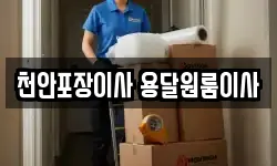 천안포장이사 용달원룸이사