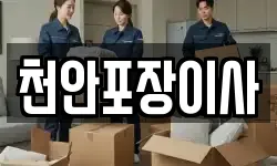 천안포장이사