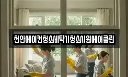 천안에어컨청소세탁기청소시원에어클린