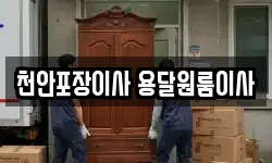 천안포장이사 용달원룸이사