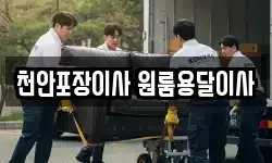 천안포장이사 원룸용달이사