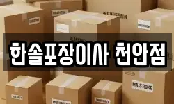 한솔포장이사 천안점