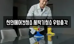 천안에어컨청소 세탁기청소 우렁총각
