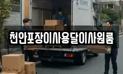 천안포장이사용달이사원룸