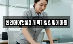 천안에어컨청소 세탁기청소 팀에이블