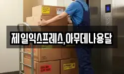 제일익스프레스,아무데나용달