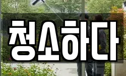 청소하다