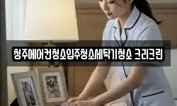 청주에어컨청소입주청소세탁기청소 크리크린