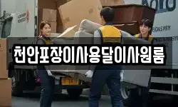천안포장이사용달이사원룸