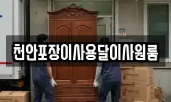 천안포장이사용달이사원룸