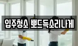 입주청소 뽀드득소리나게