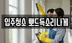 입주청소 뽀드득소리나게