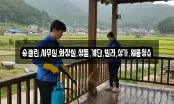 송클린,사무실,화장실,창틀,계단,빌라,상가,원룸청소
