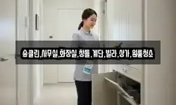 송클린,사무실,화장실,창틀,계단,빌라,상가,원룸청소