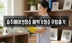 충주에어컨청소 세탁기청소 우렁총각